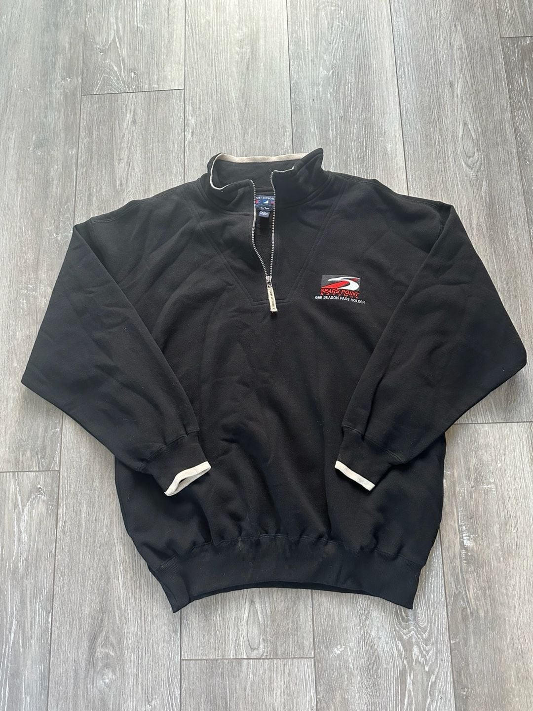 Port Authority 1999 Sears Point Raceway Season Pass Holder Quarter Zip Sweatshir