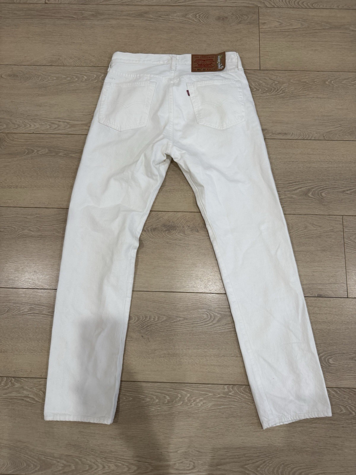 Denim Tears x Levi’s 501 Button Fly Big E Jeans White Men’s Sz 33