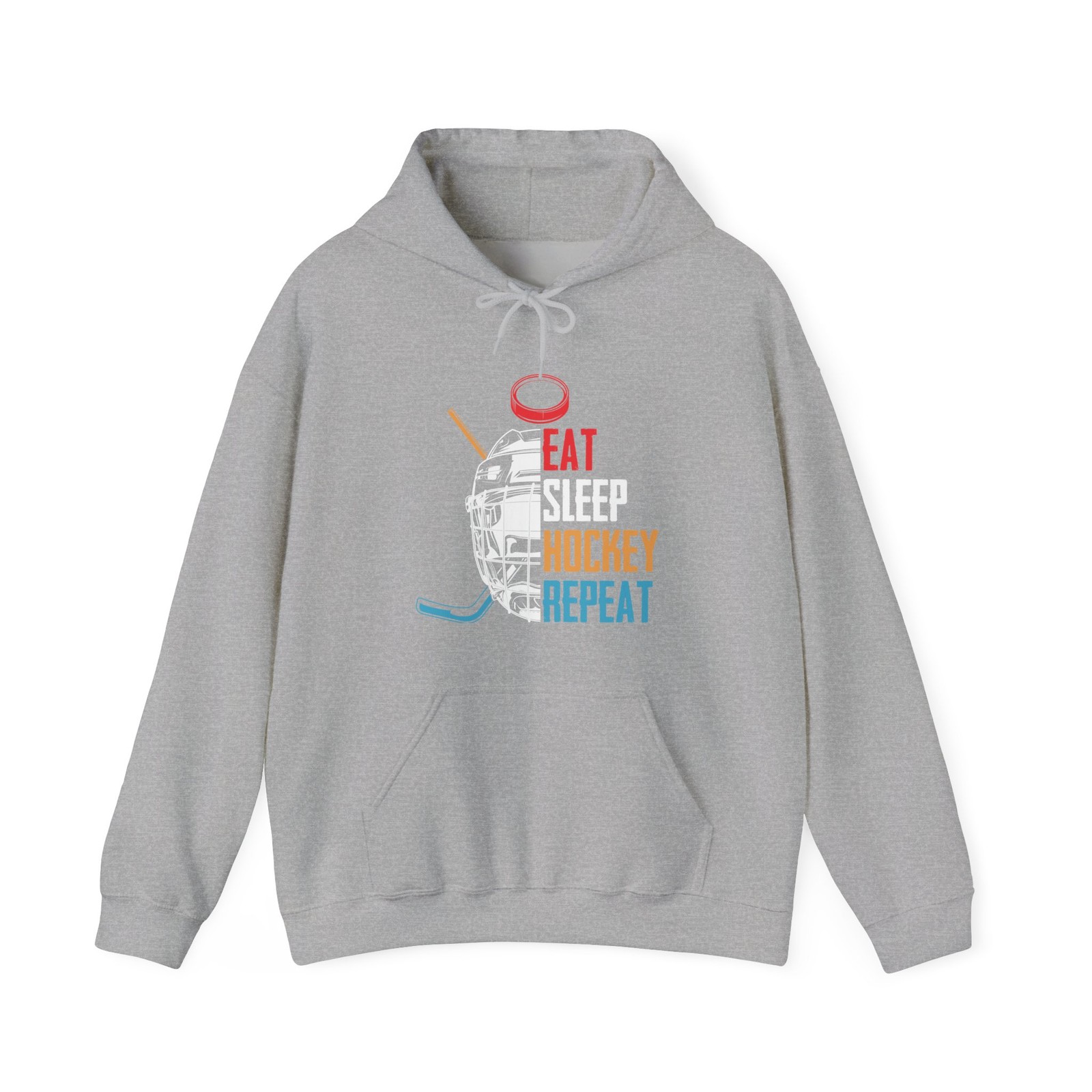 Ice Hockey Hoodie, Eat Sleep Hockey Repeat Ice Hockey Player Women Men Hoodie