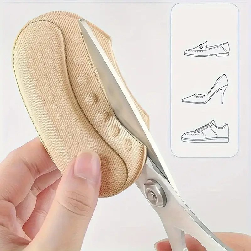 3Pairs Soft Fabric Shoe Pads Cushion Liner Grip Back Heel Inserts Insoles USA