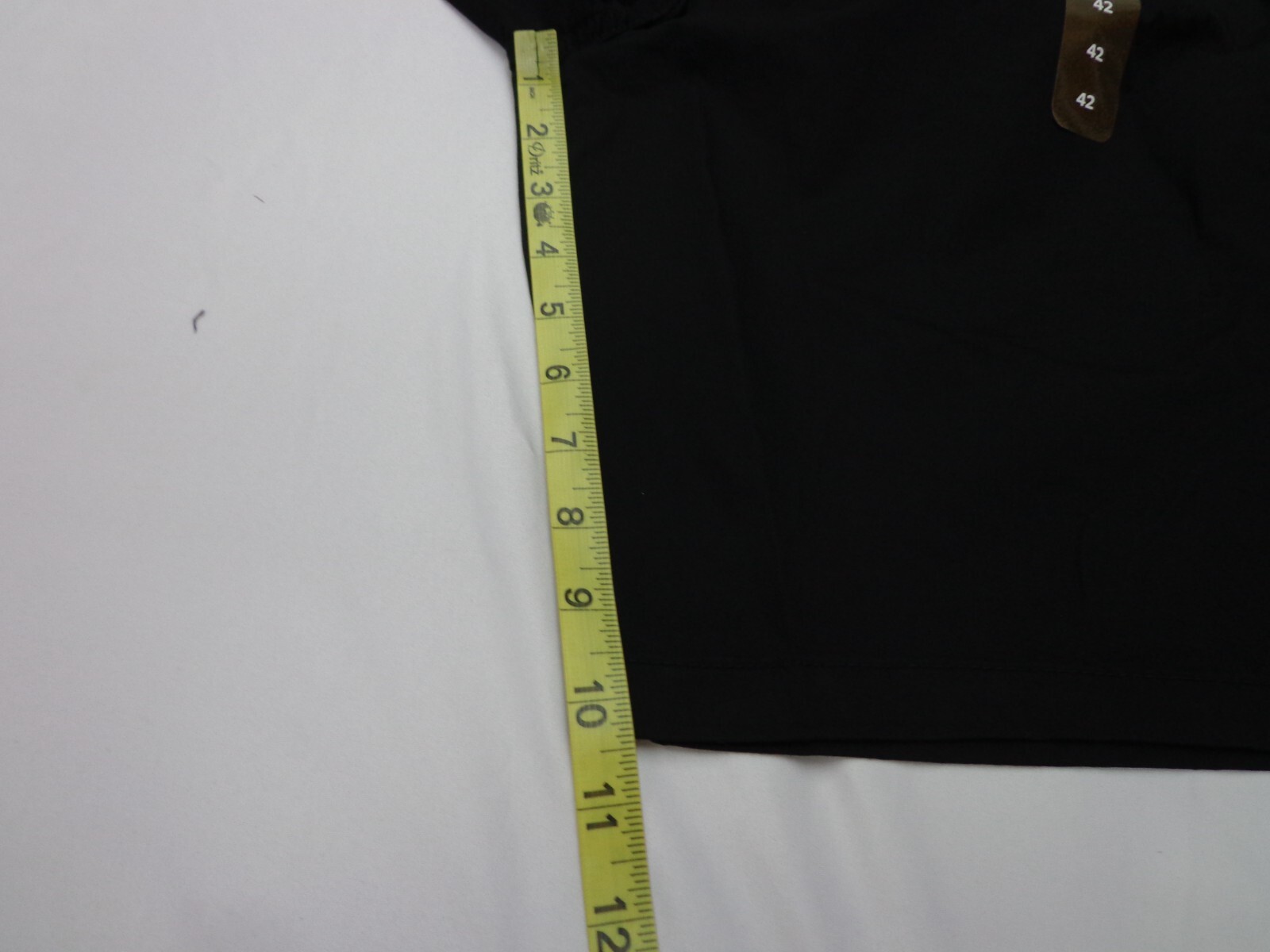 Iron Co Stretch Cargo Shorts Regular Fit Cotton Blend Black Soot Size 42