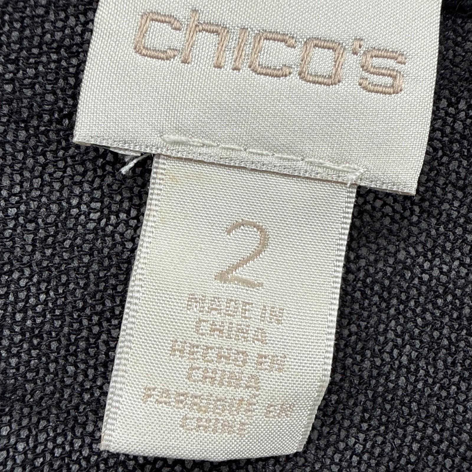 Chicos Women’s Cardigan Sweater L Lightweight Open Roll Tab Sleeves Semi Sheer