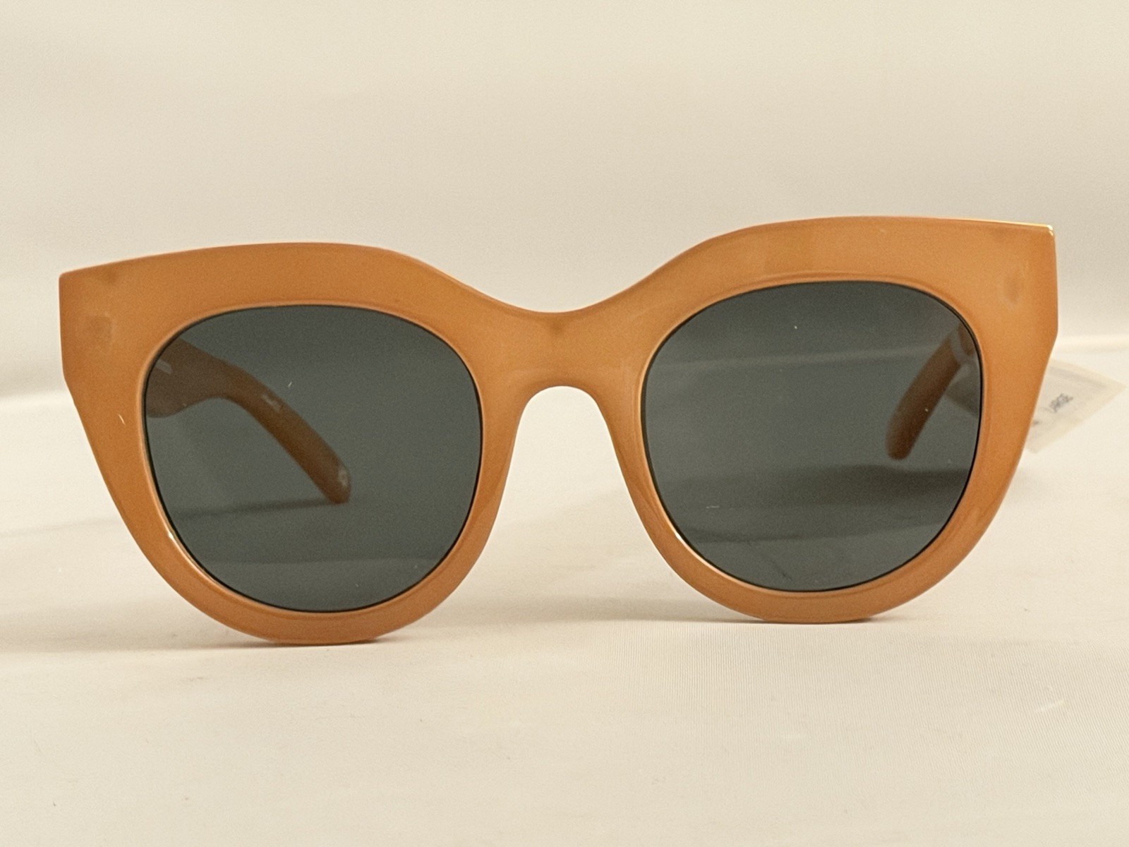 Le Specs Air Heart Caramel Khaki Mono 2002215 Cat-Eye Sunglasses 51-22-144mm