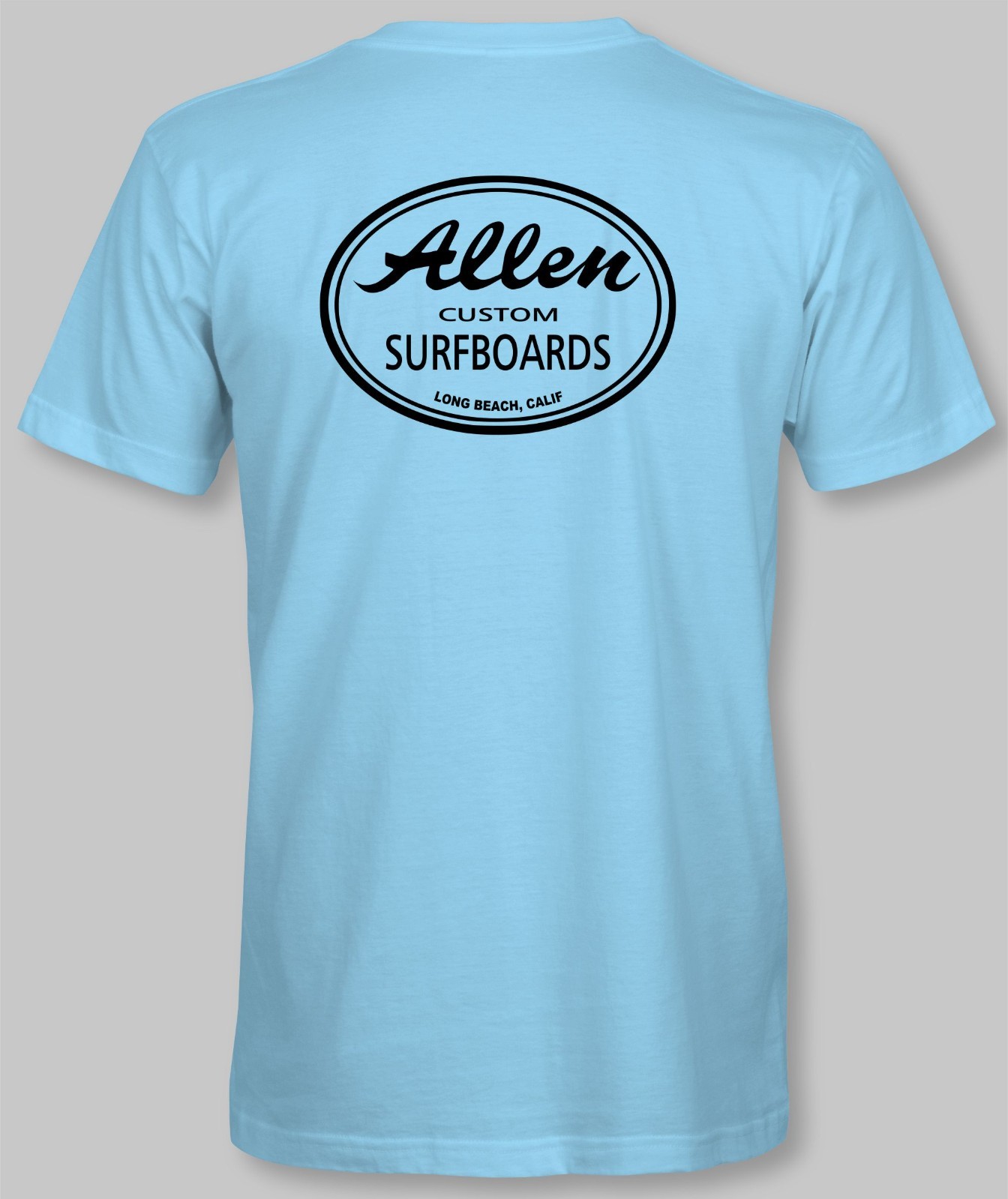 Allen Surfboards Retro T-Shirt surf surfing california long beach