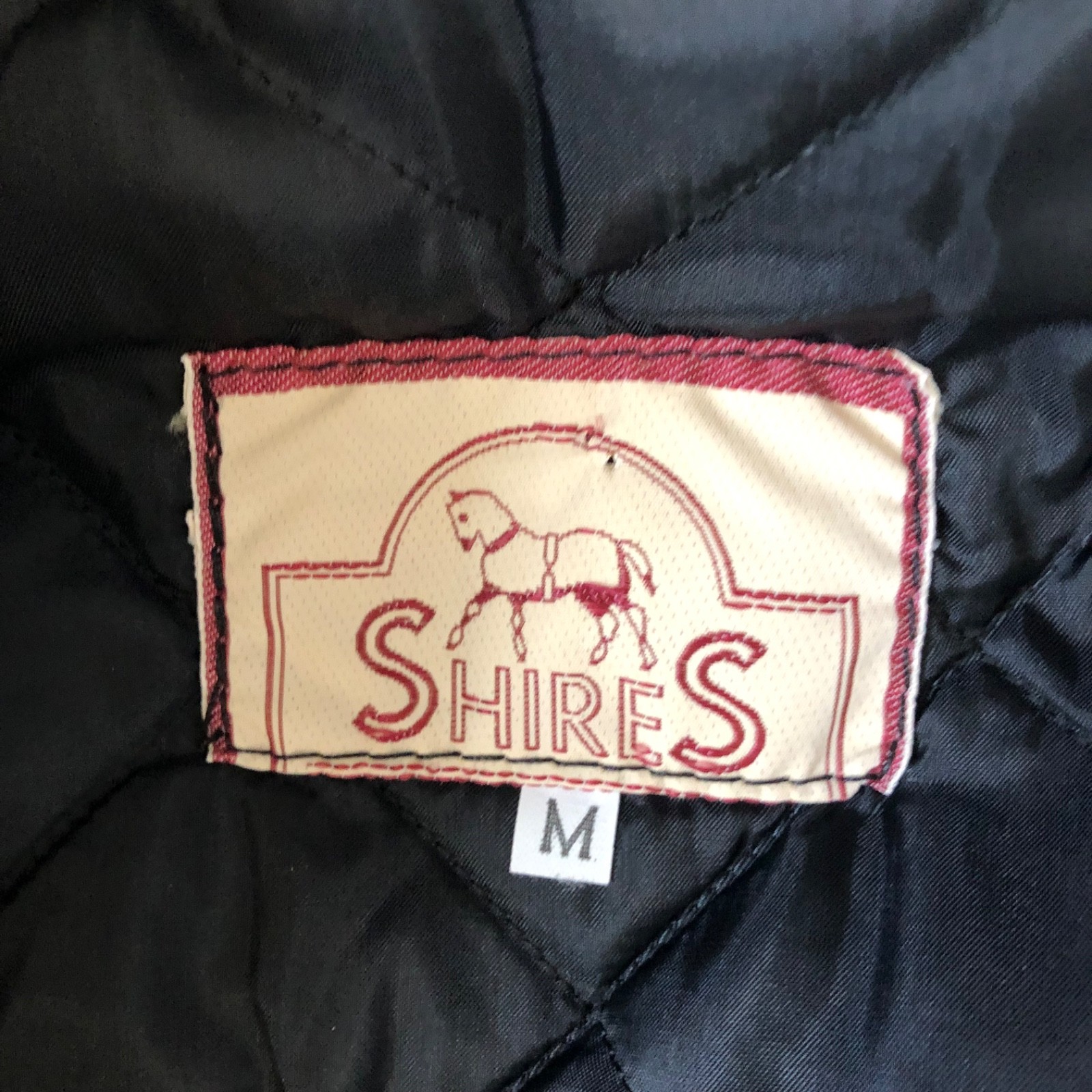 Shires Newmarket Wool Gilet Leather Trim Unisex Medium Purple Vintage Equestrian