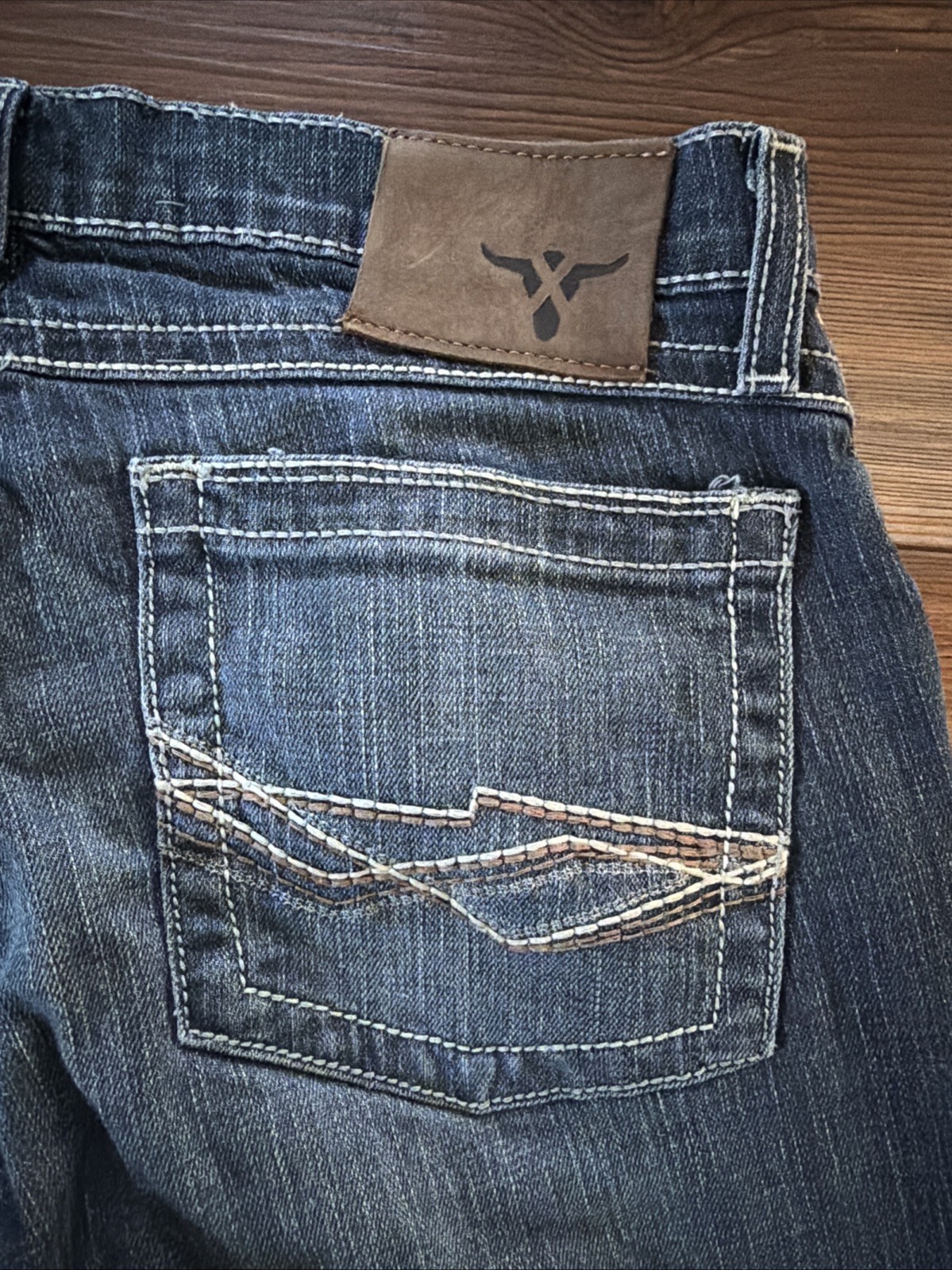 Wrangler 20x No 42 Men’s Bootcut Medium-Dark Wash Jeans Size 30×36 Glasgow Color