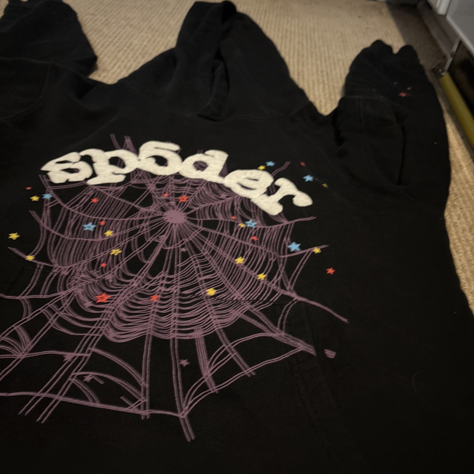 Sp5der Worldwide Young Thug P * Nk V2 Hoodie Sweatshirt Black Pink Size Small