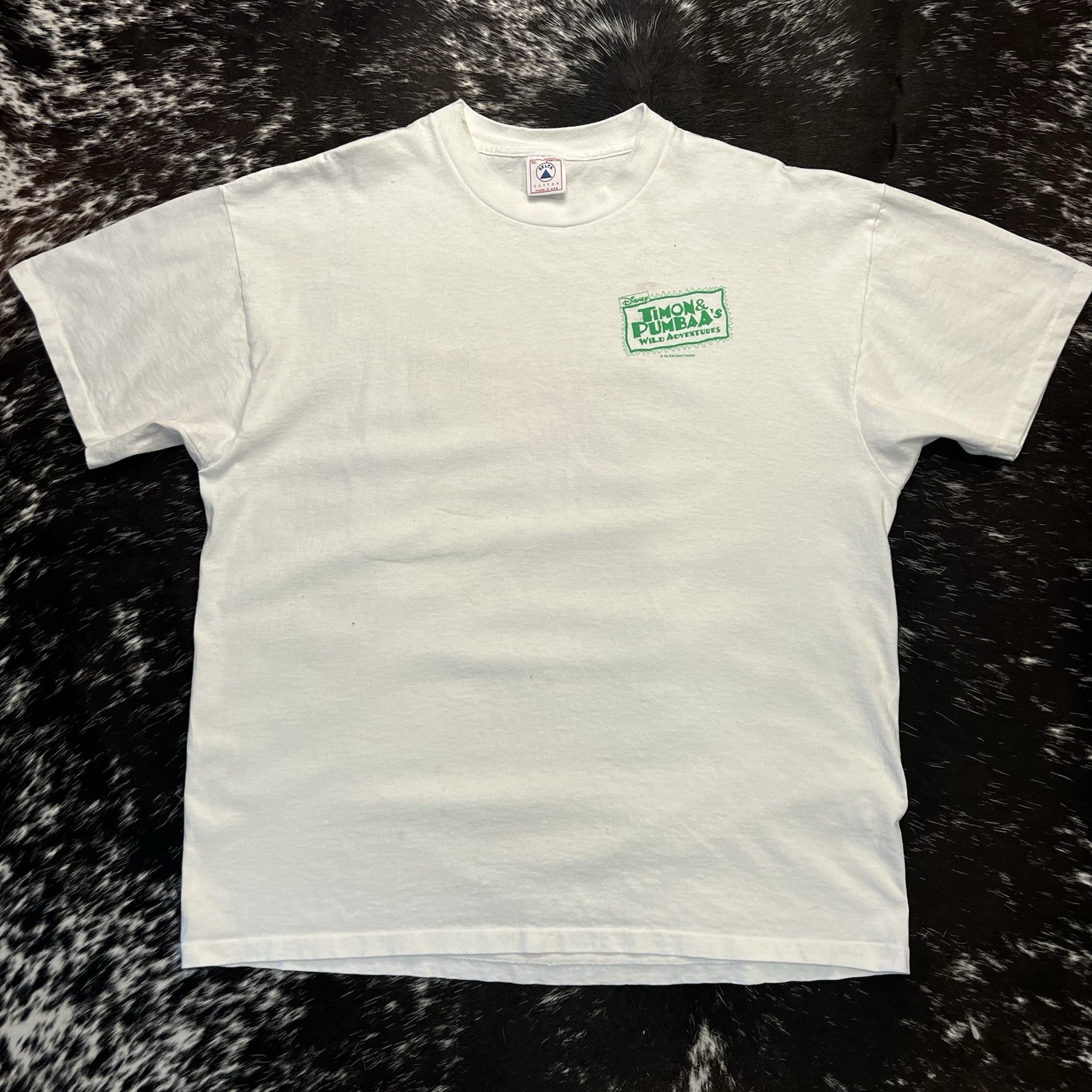 90s Timon & Pumbaa Wild Adventures Lion King Blockbuster Promo Disney Shirt XL