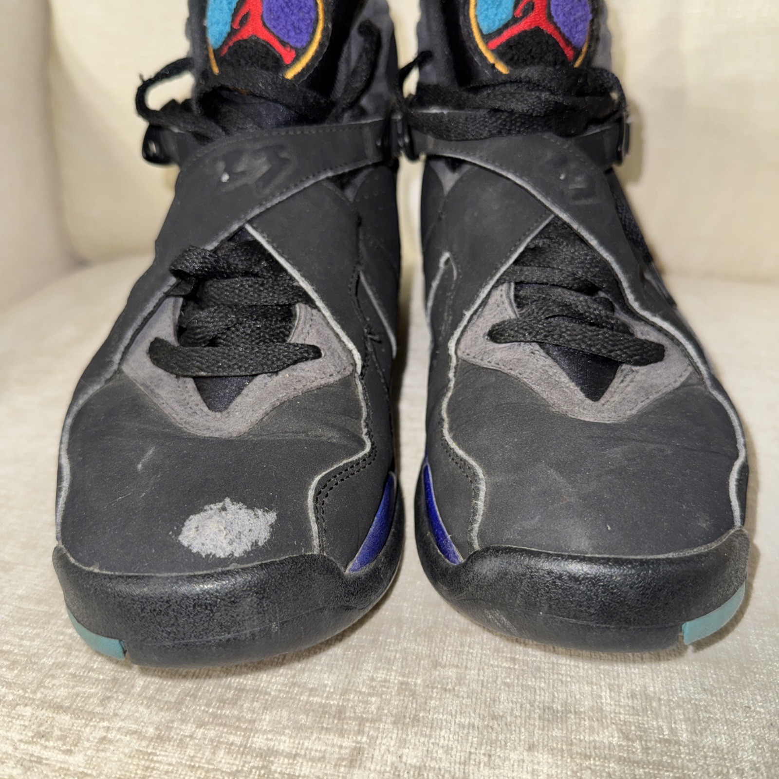 Size 9 – Jordan 8 Retro Aqua 2015 Sneakers Shoes Basketball