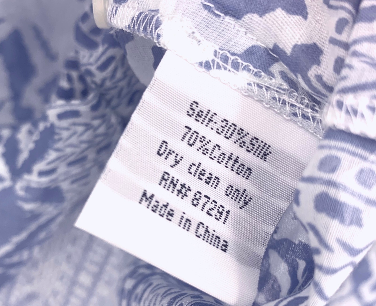 NWT 4 Love & Liberty Sz L Silk Cotton Batik Print Button Front Blouse Bohemian