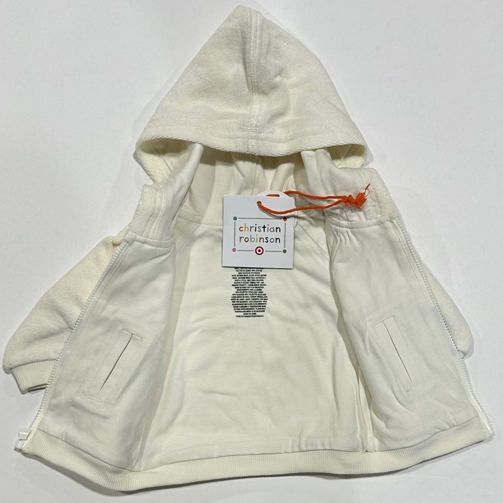 Baby Adaptive Whale Print Hoodie & Bottom Set -Christian Robinson, Blue 6-9M