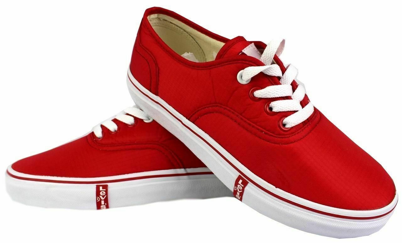 Levi’s Women’s Classic Premium Atheltic Sneakers Shoes Rylee 524342-01R Red