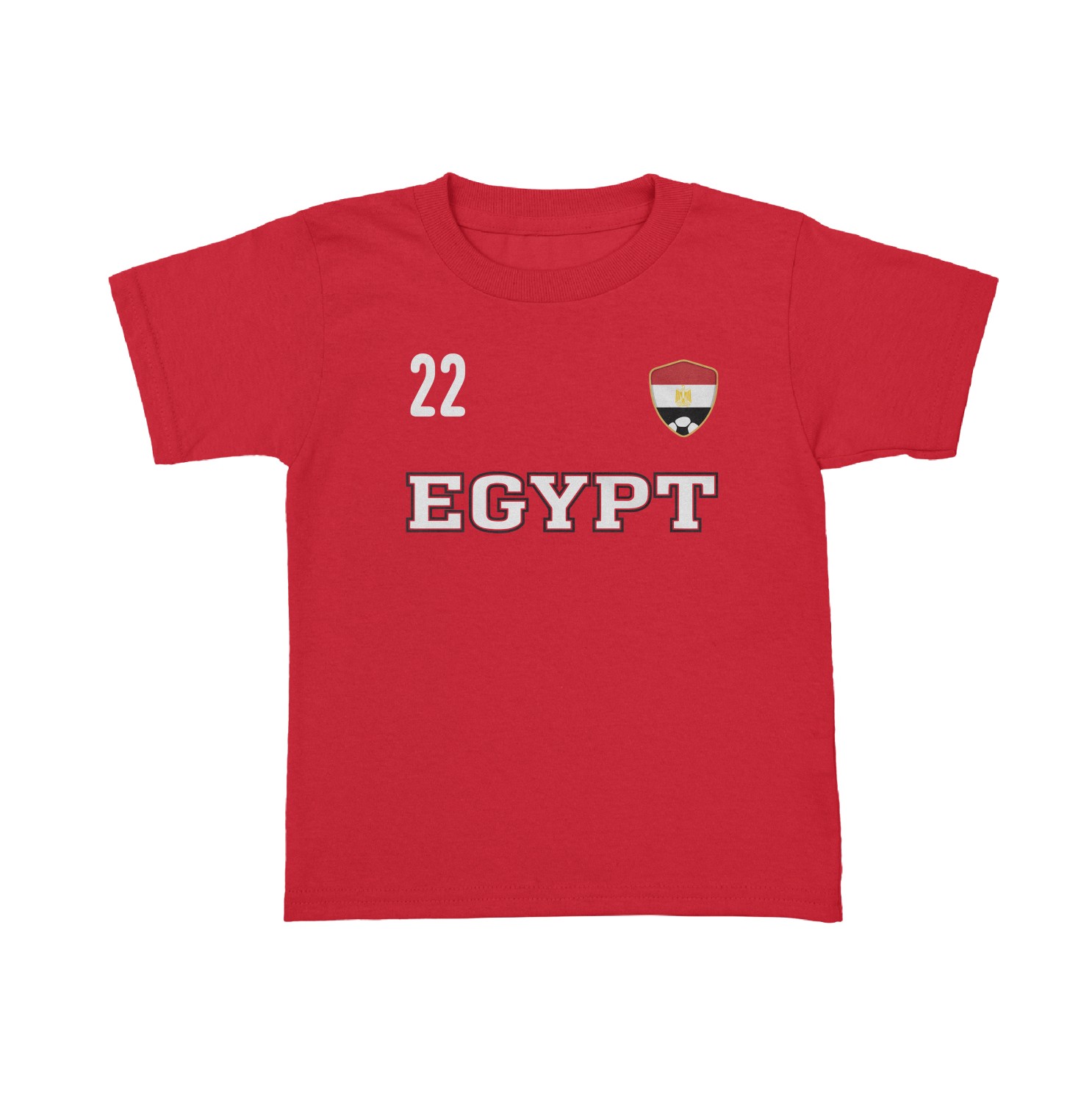 Egypt Marmoush 22 Inspired Soccer Jersey Style 2-Side Toddler T-Shirt