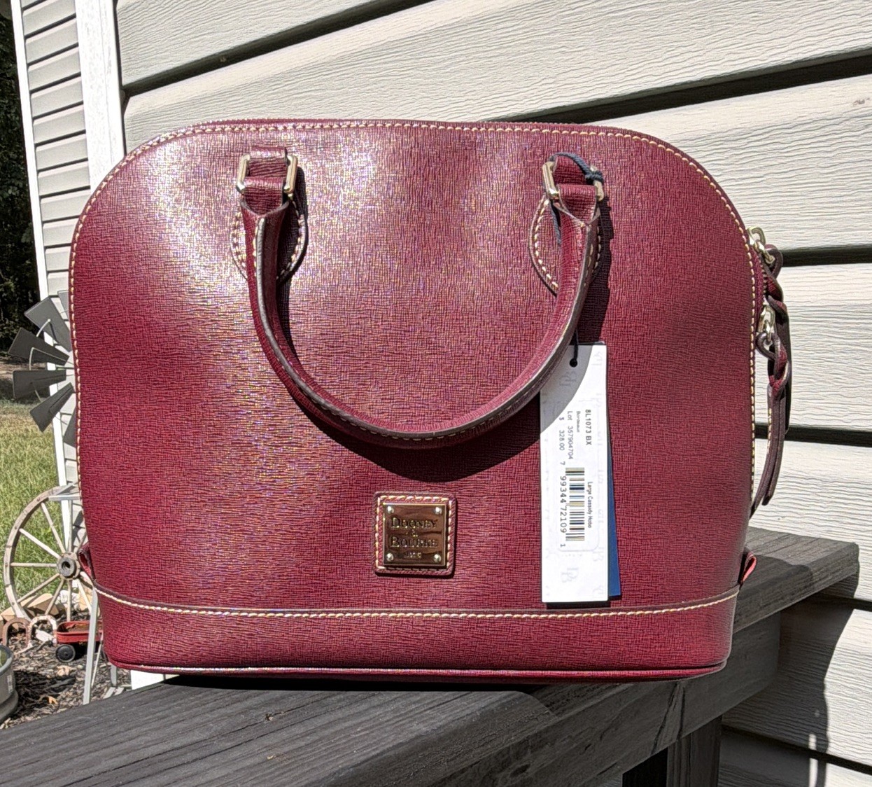 Dooney & Bourke Bordeaux Large Cassidy Hobo