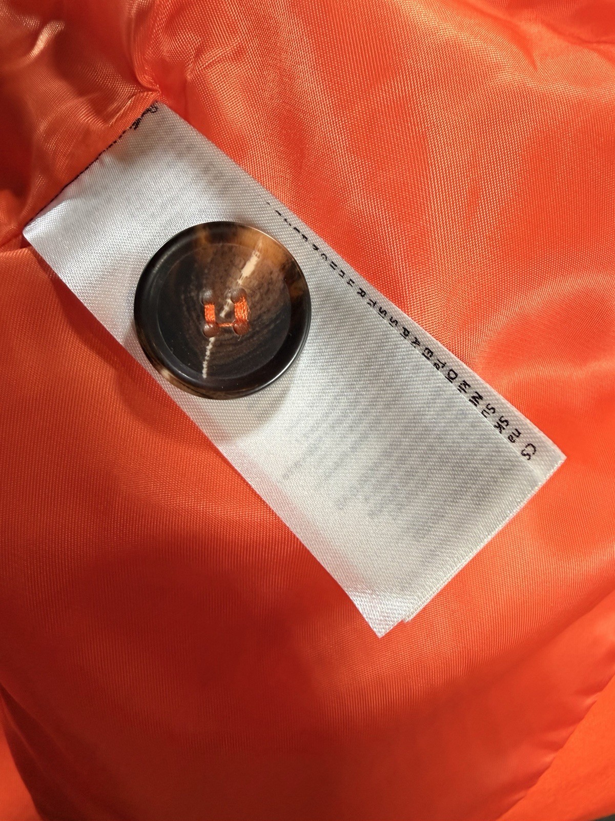 NA-KD Neon Orange Cutout Blazer Open Back Single Button Jacket Blazer Women’s 36