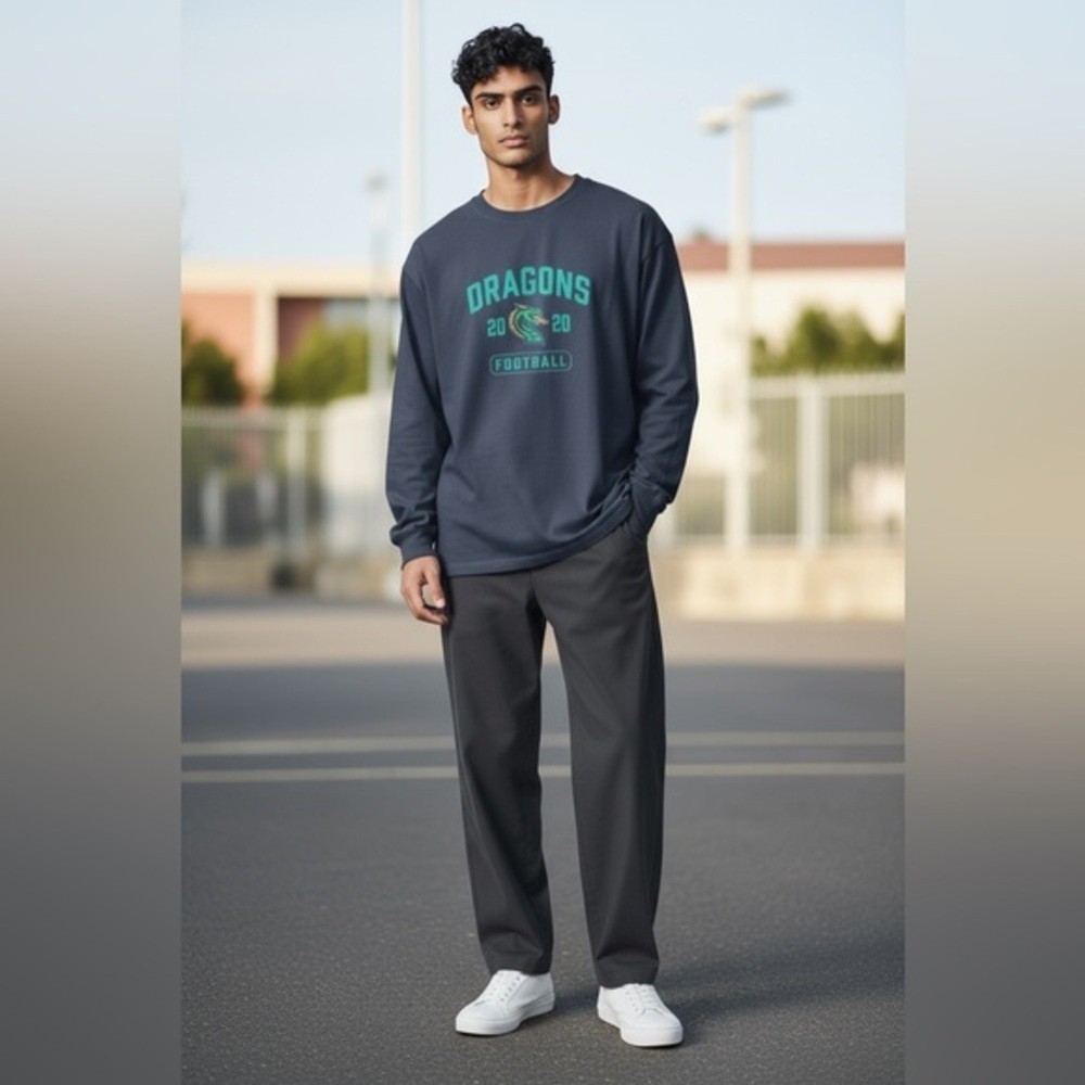 NEW Unisex Seattle Dragons XFL Football 2020 Long Sleeve Tee Shirt