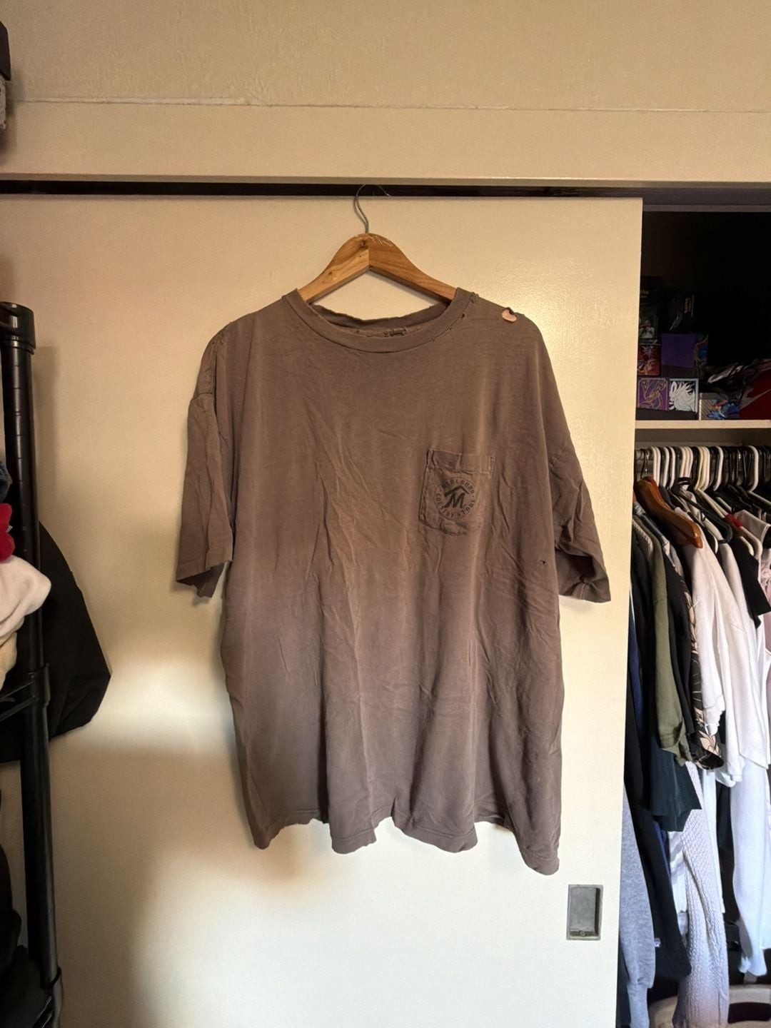 Vintage 90s Marlboro Country Store Cold Blooded Pocket T-Shirt Distressed