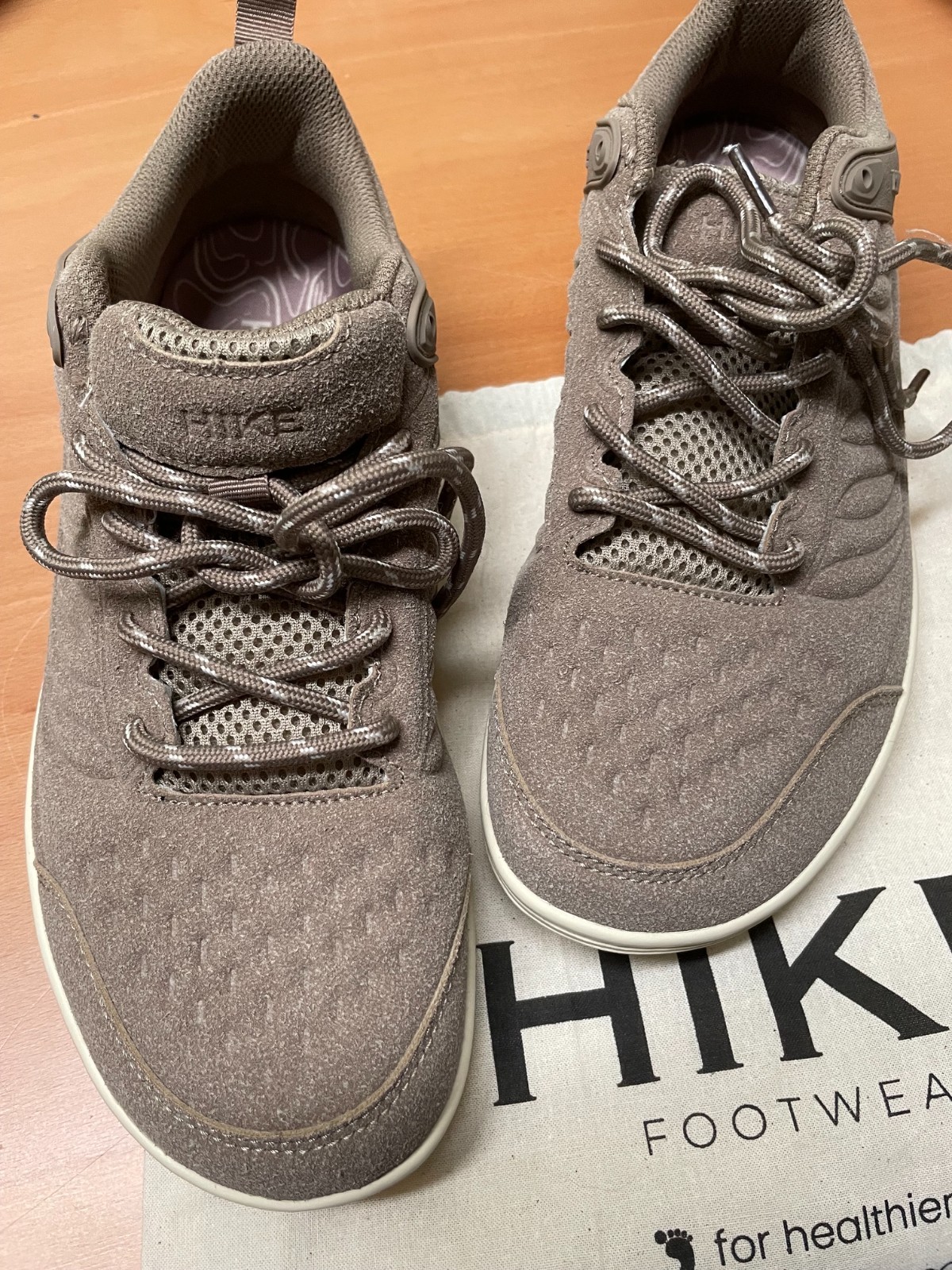 Hike Footwear Women Ergonomic Barefoot Shoes Ridge Plus Desert Taupe New 9.5-10