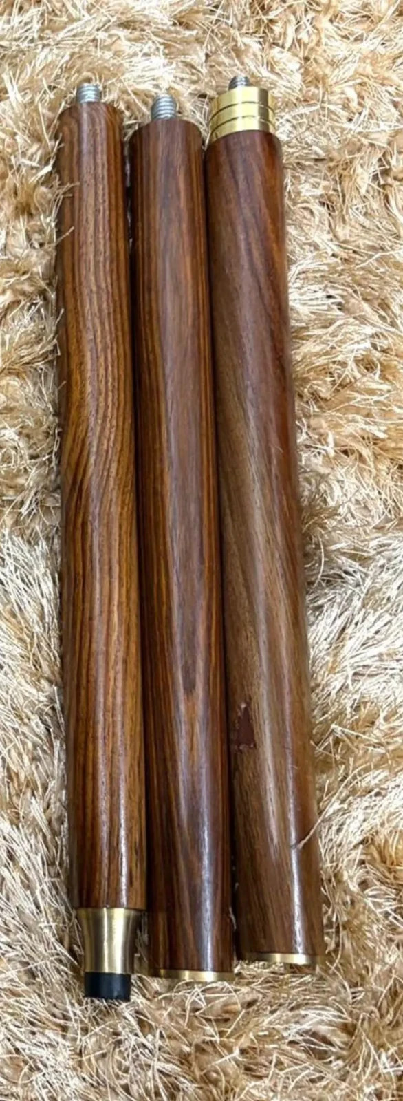 Handmade Wooden Walking Stick 3 Foldable Canes Nautical Shaft Gift Item
