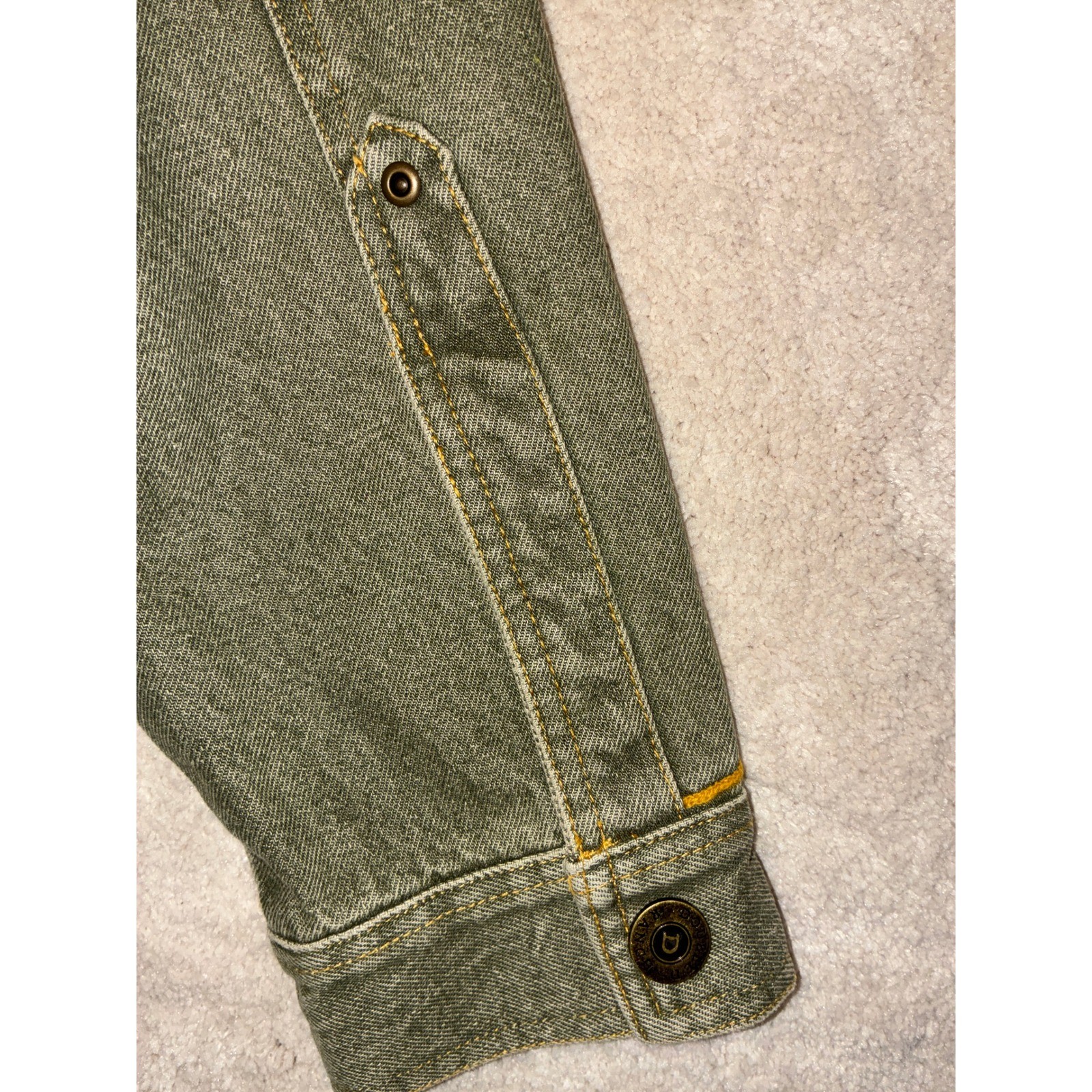 Double D Ranch Green Jacket – S – Embroidered Cowboy Western Boho Americana