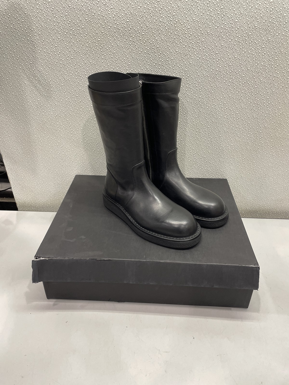 Ann Demeulemeester Kasi Ankle Leather Boots Women’s US 8, Black