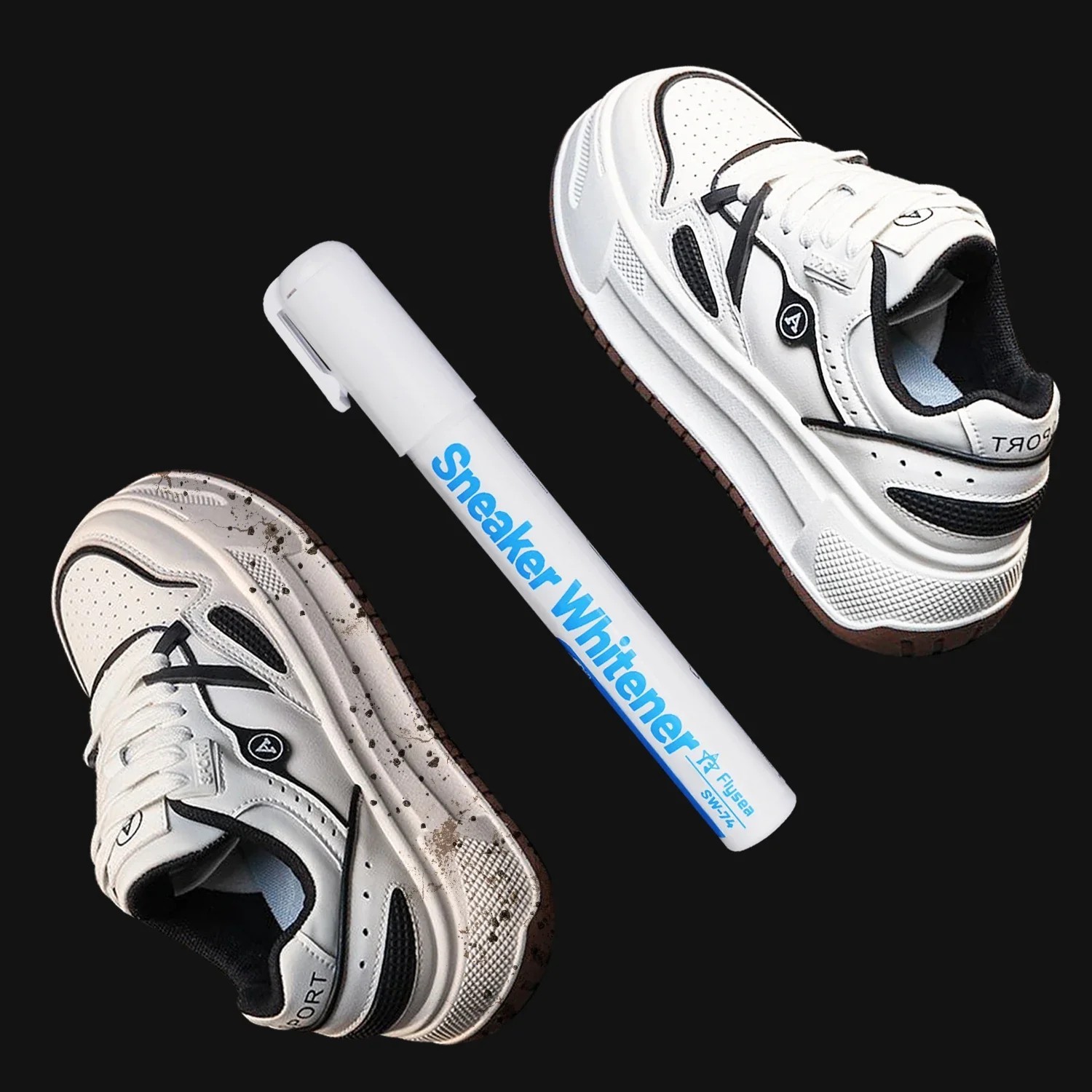 Sneaker Whitening Pen White Shoe Cleaner Anti Yellow Stain Remover