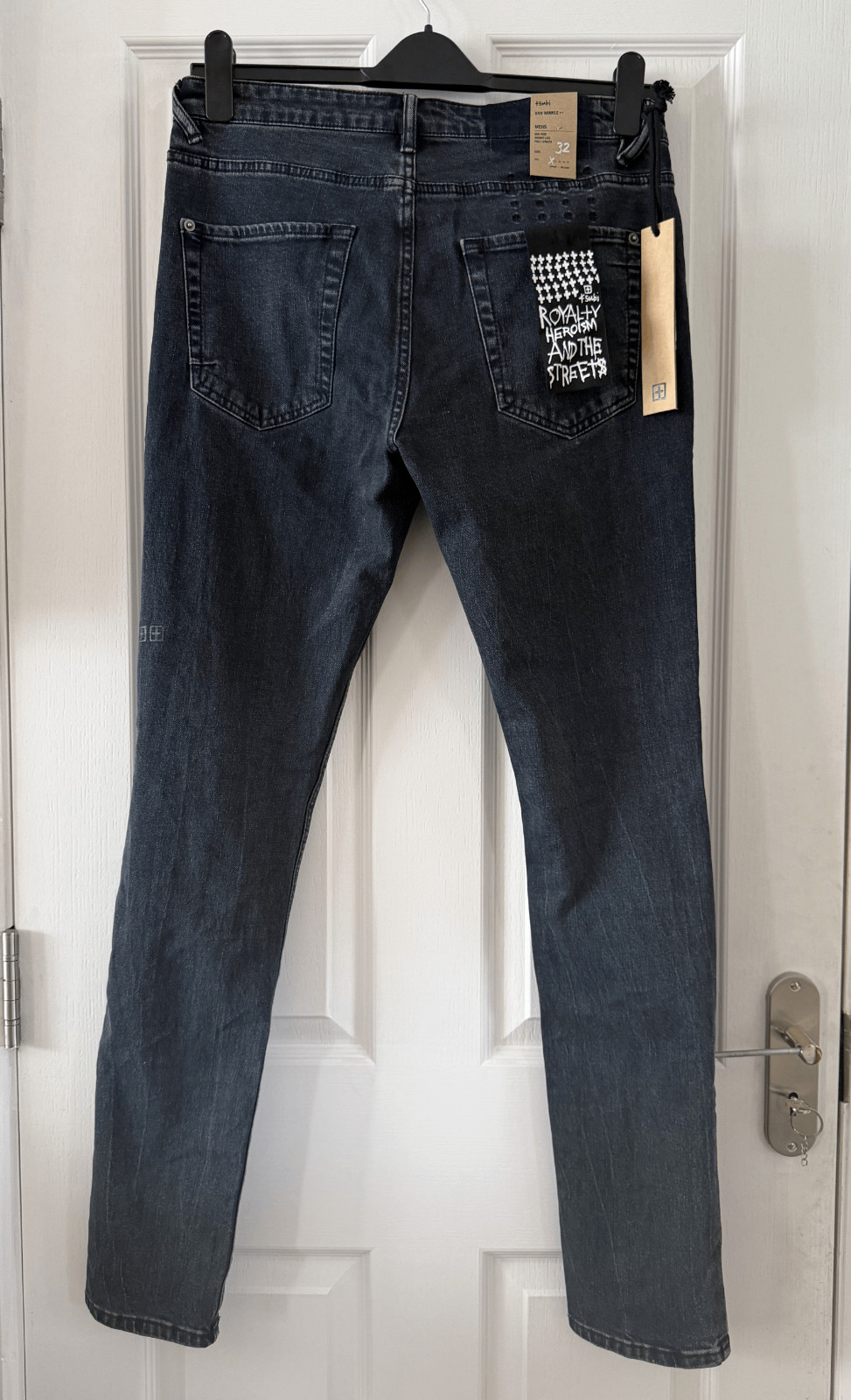 Ksubi Van Winkle++ Shadow Re-Dye Skinny Stretch Jeans W32 BNWT