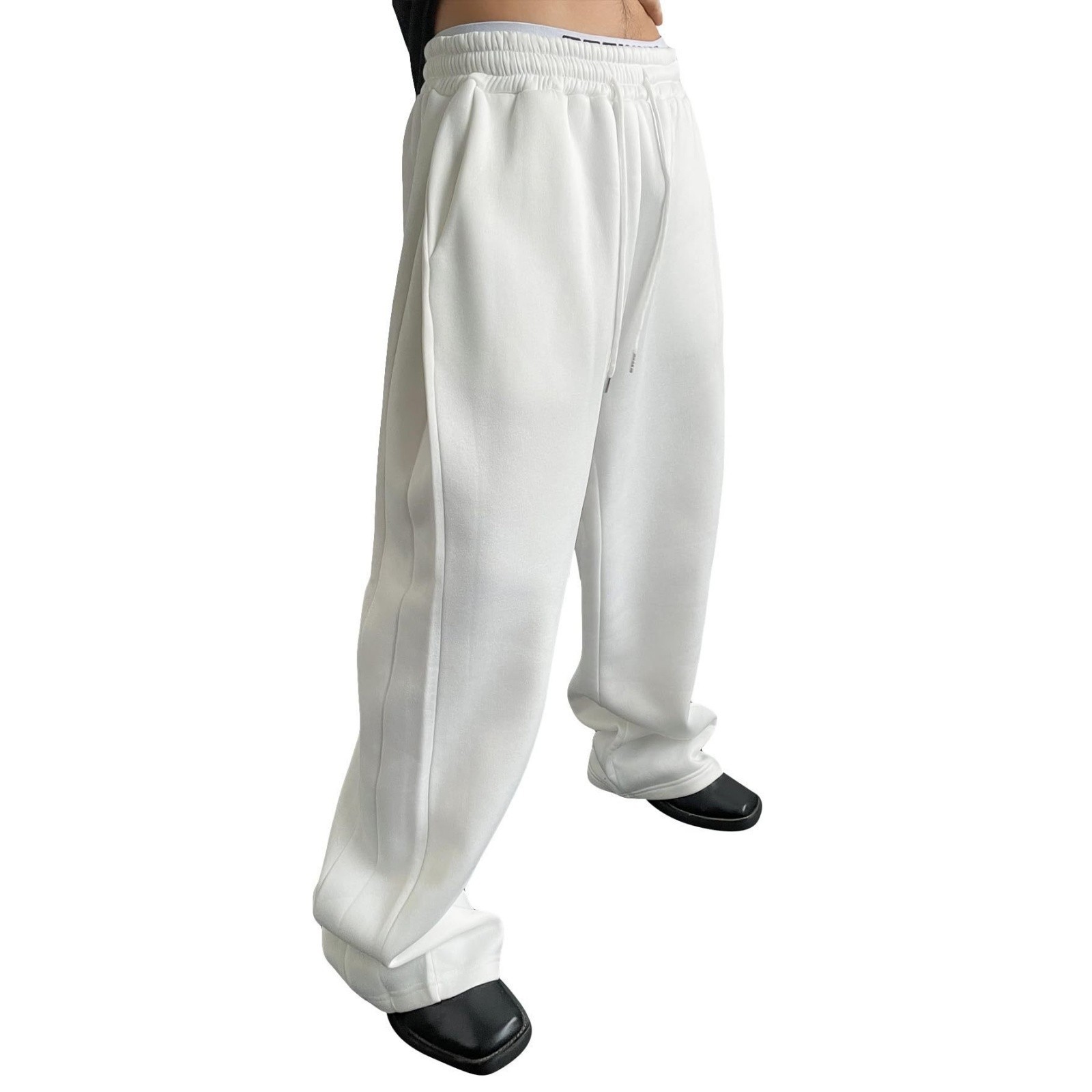 Men’s Casual Sweatpants Athletic Drawstring Open Bottom Lounge Pants w/ Pockets