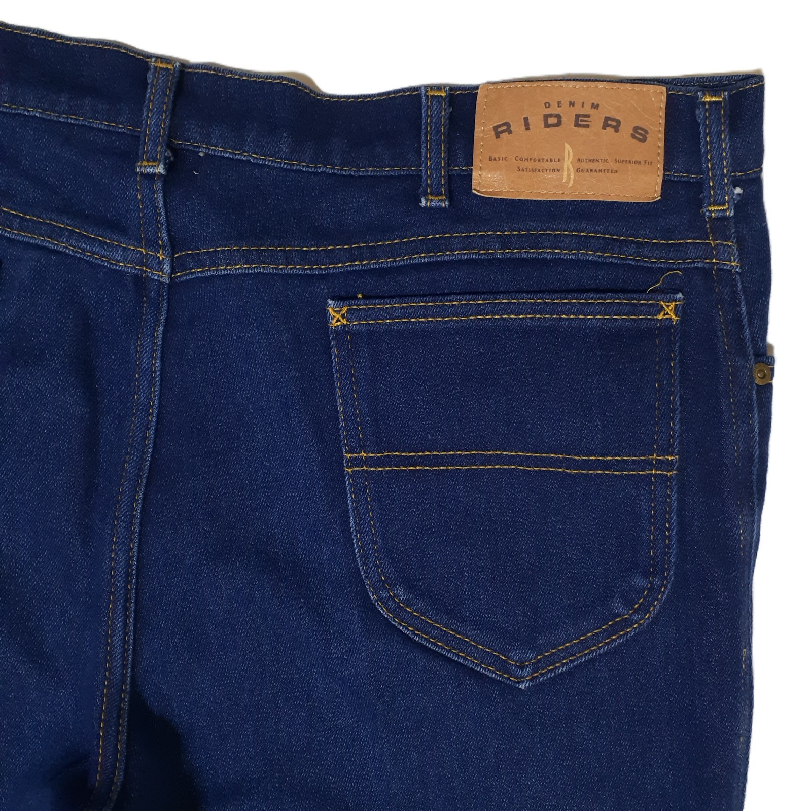 Lee Women Jeans Blue Denim Riders VTG USA Rise=13in Inseam=31in Waist=38in
