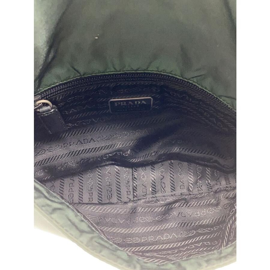 PRADA Shoulder Bag Nylon Green Crossbody Womens Casual Handbag