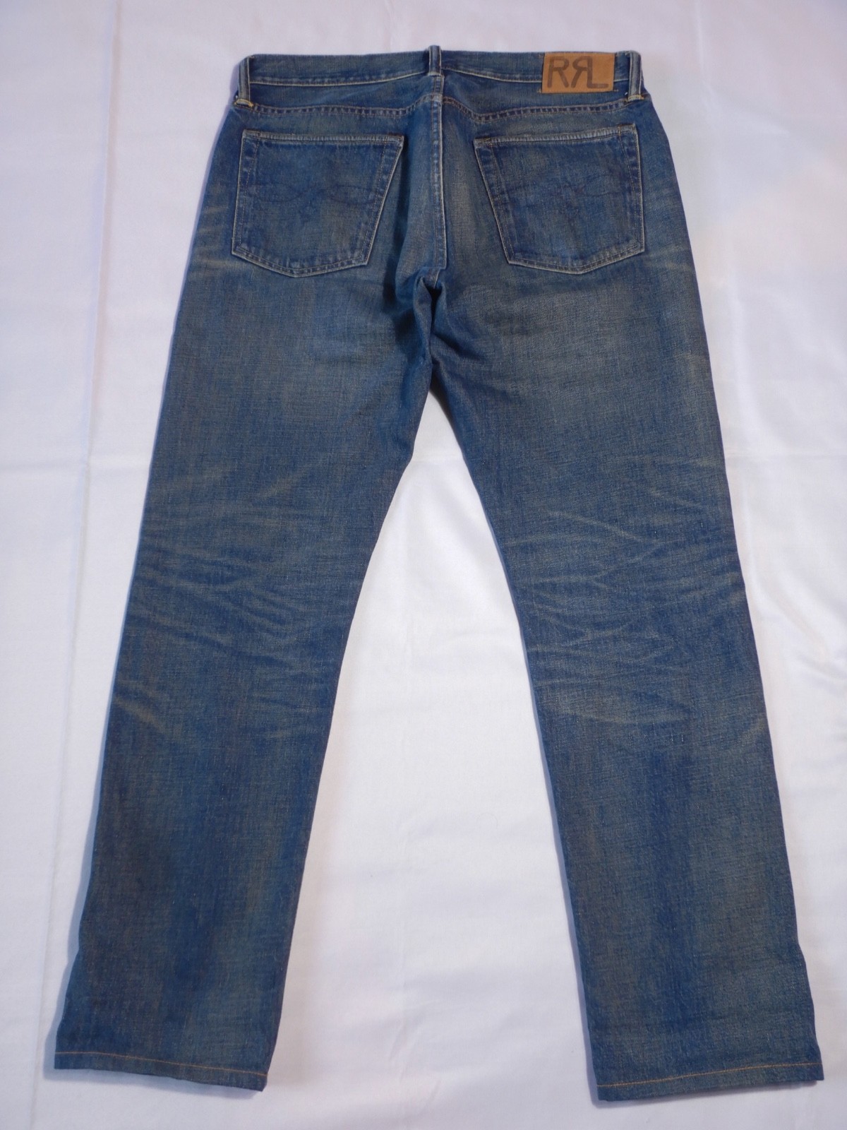 RRL Union Standard Zipper Fly Slim Fit Denim Jeans Size 32 X 30