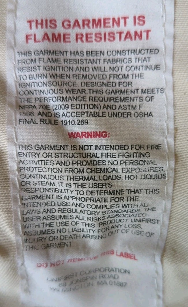 Armorex FR Work Pants CAT 2 Flame Resistant Navy Mens Various Sizes UniFirst