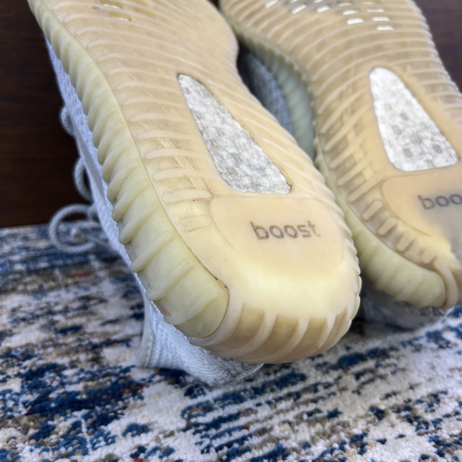 Adidas Yeezy Boost 350 V2 Lundmark Non-Reflective Men’s Sz 11 White Tan