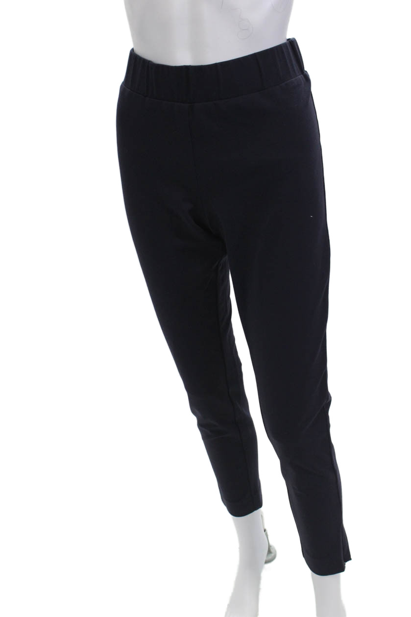 Rosso35 Womens Dark Blue Ankle Cropped Pants Size 44