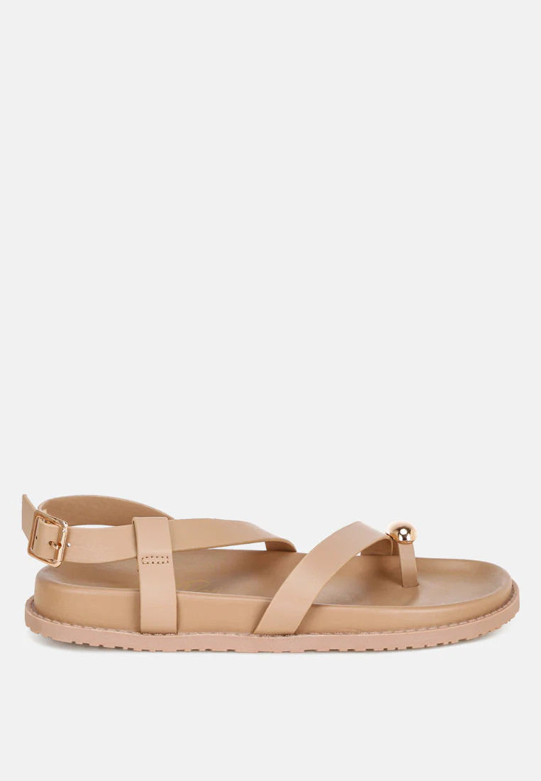 Carina Strappy Design Flat Sandals