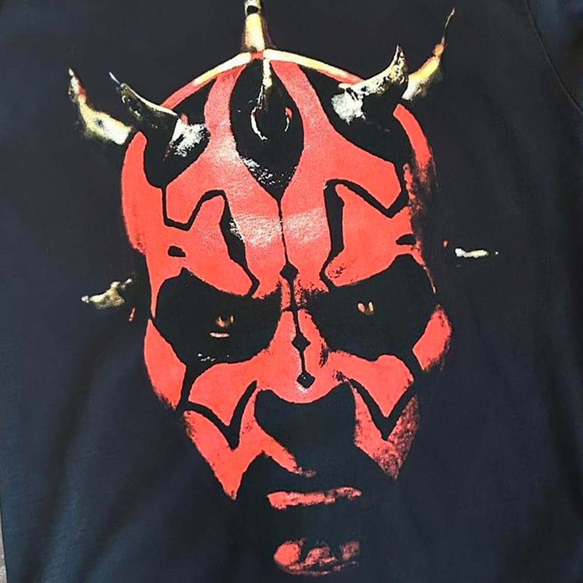RETRO DARTH MAUL BIG FACE GRAPHIC T-SHIRT S-5XL