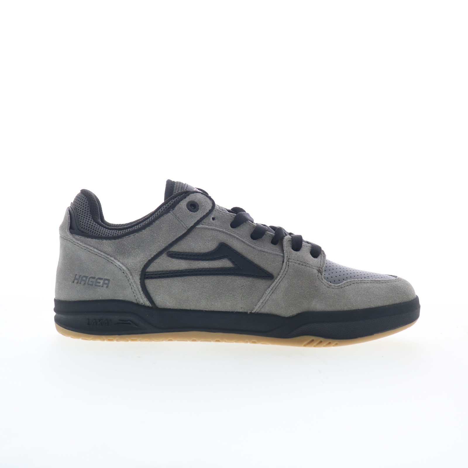 Lakai Telford Low Mens Gray Suede Lace Up Skate Inspired Sneakers Shoes