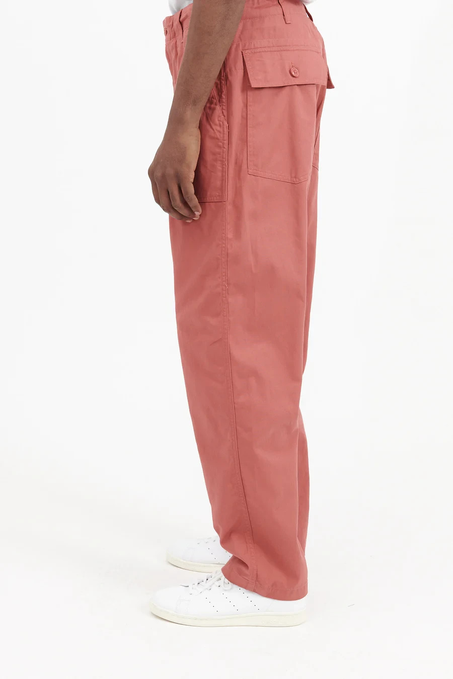 ENGINEERED GARMENTS NEW YORK PINK 6.5OZ FLAT TWILL FATIGUE PANTS MADE IN USA