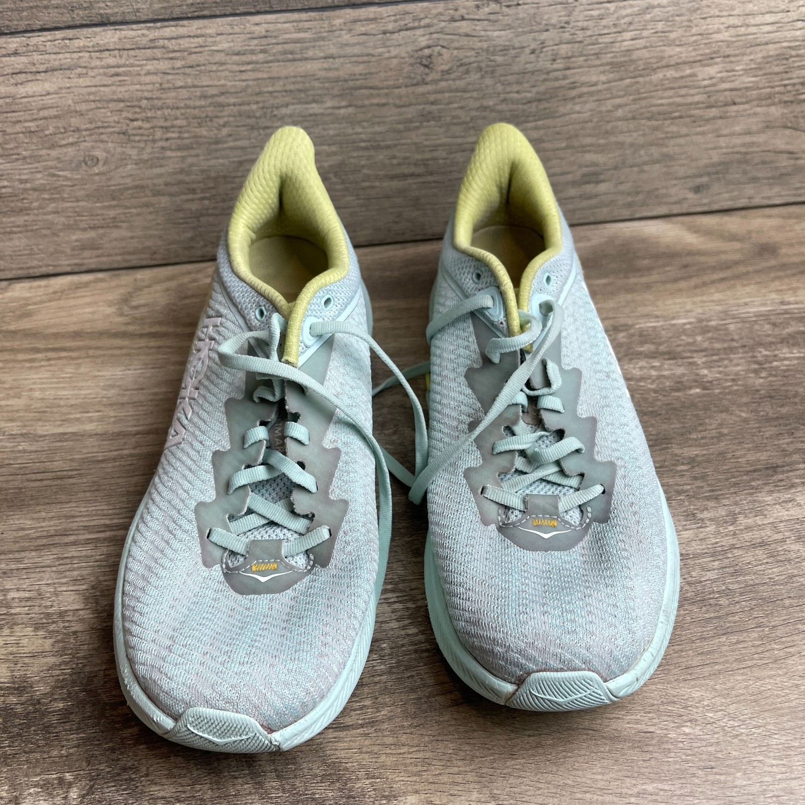 Hoka One One Solimar 1123075-SOCG Women 10B Running Shoes Green Athletic Sneaker
