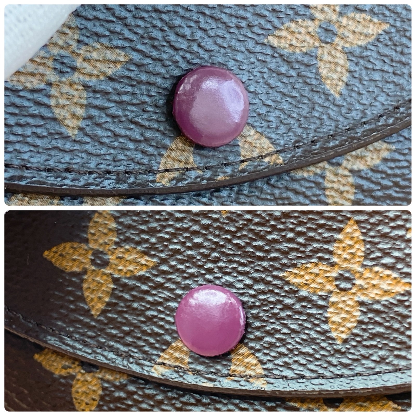 Louis Vuitton Monogram Rosalie Coin Purse Card Case Bordeaux M41939