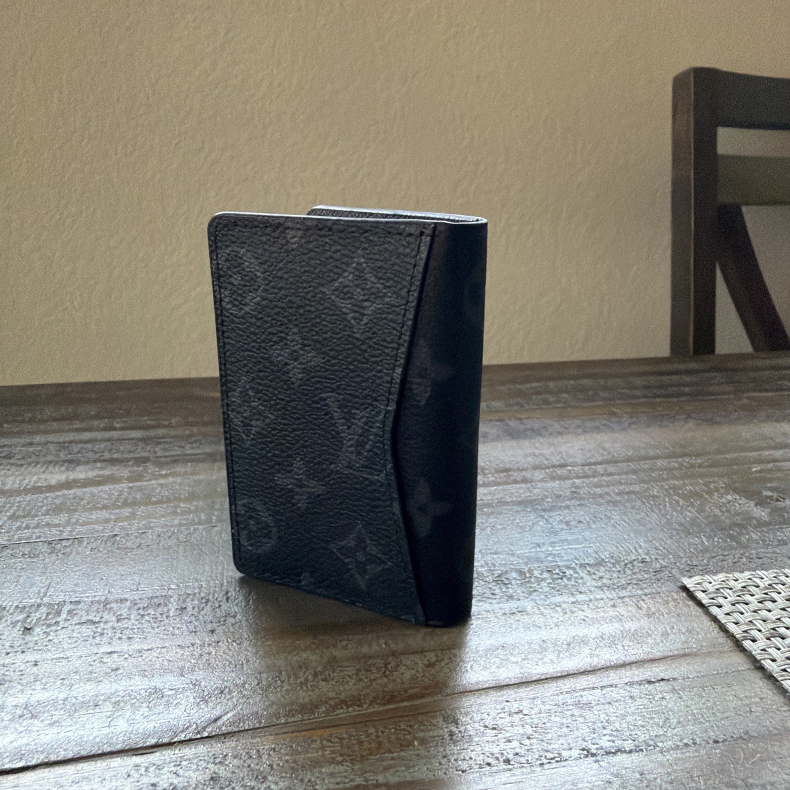 Louis Vuitton LV Black Monogram Eclipse Pocket Organizer