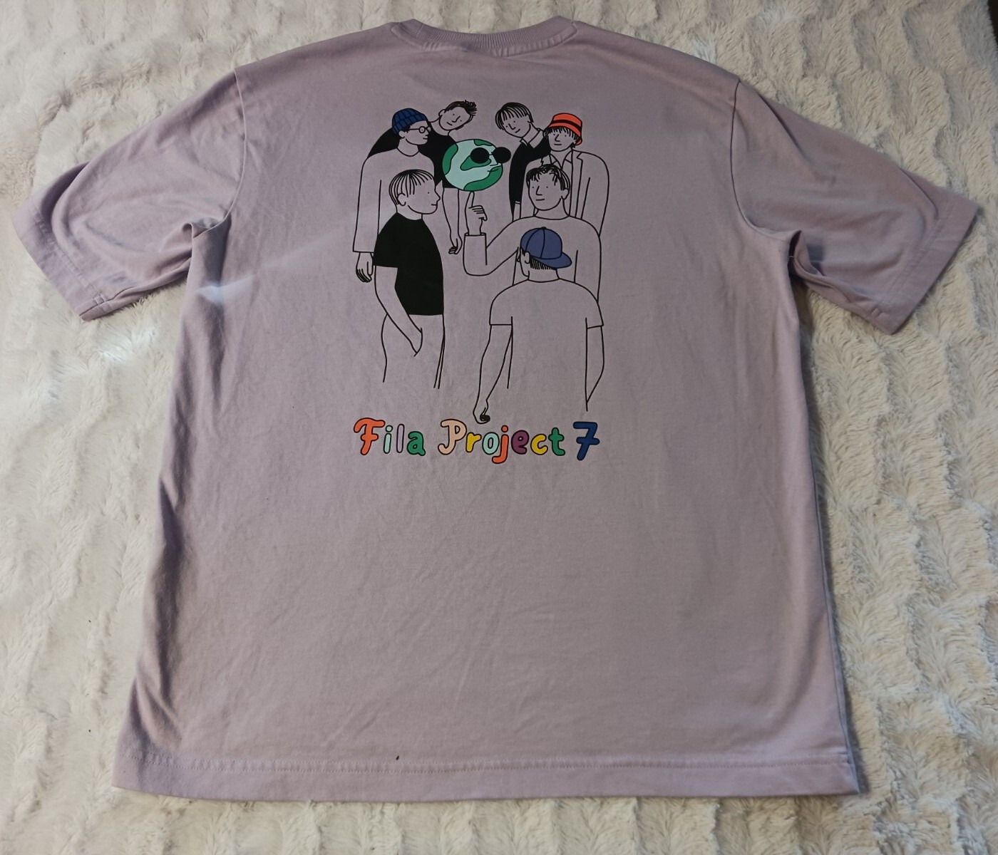BTS X Korea Genuine FILA Project 7 : Back to Nature T-Shirts Men’s Size Small
