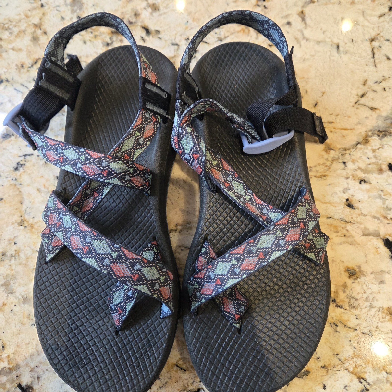 Chaco Z Cloud 2 Trace Eclipse Sport Sandals Women 9W Wide Hiking Camino Comfort