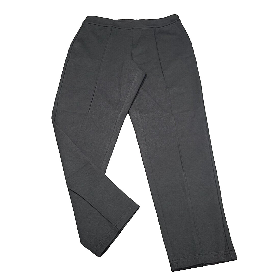 Encore by Idina Menzel Womens Pants Petite Small Size Black Pull On Ponte Knit