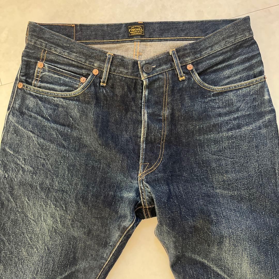 PHIGVEL MAKERS Co. Indigo Denim Jeans Size 34 L Used