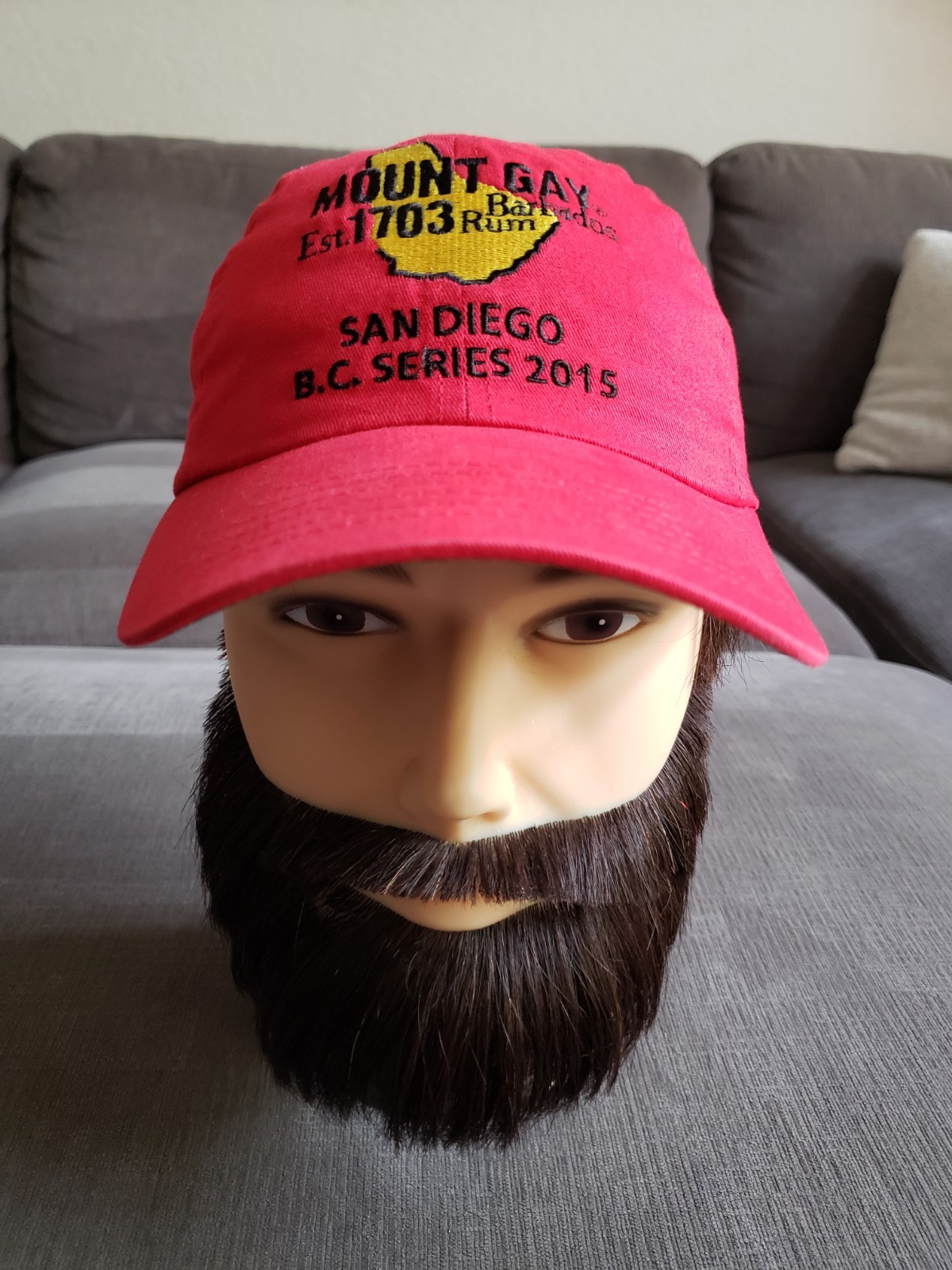 Mount Gay Barbados Rum Strapback Hat Cap San Diego B.C. Series 2015
