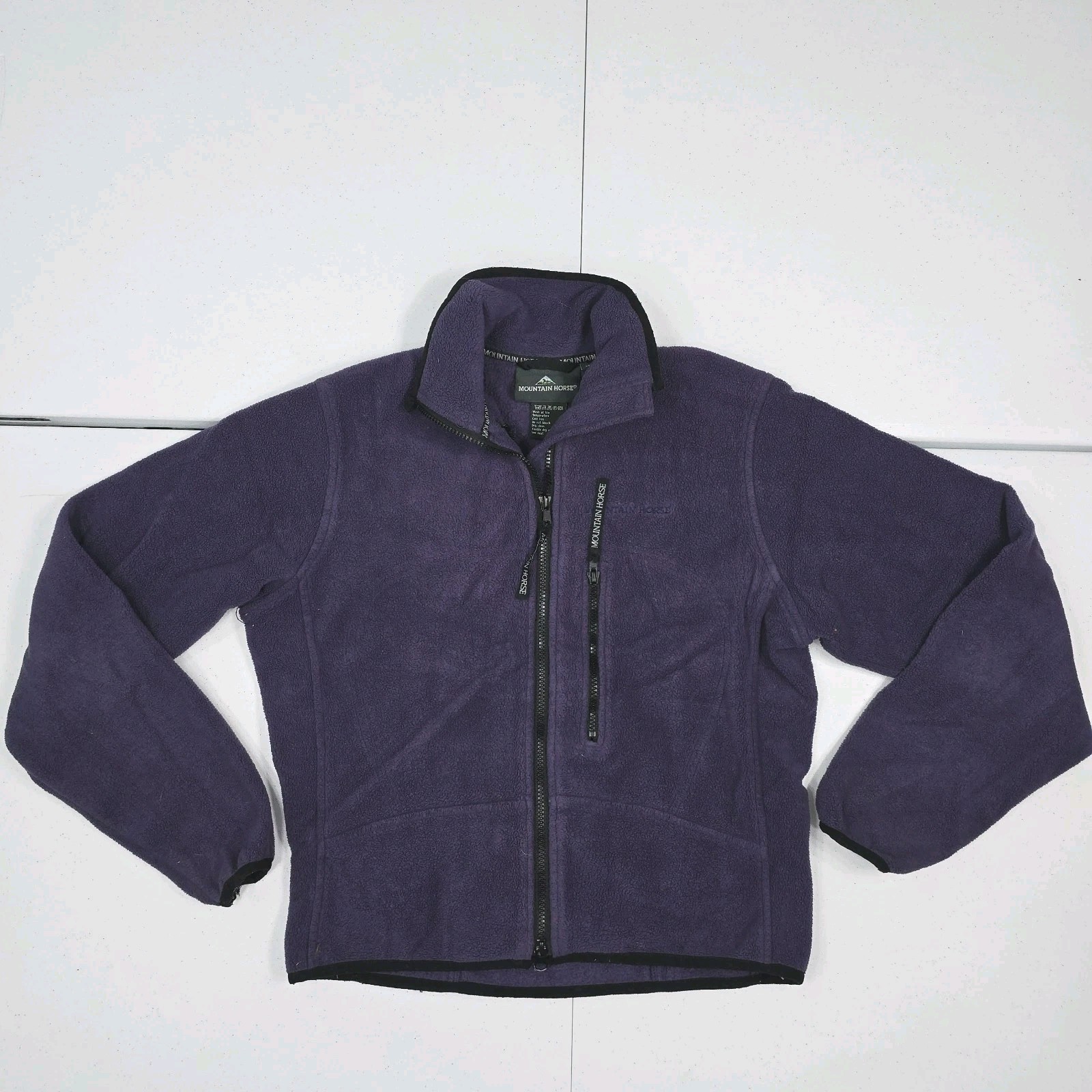 Mountain Horse Women M Purple Fleece Equestrian Riding jacket