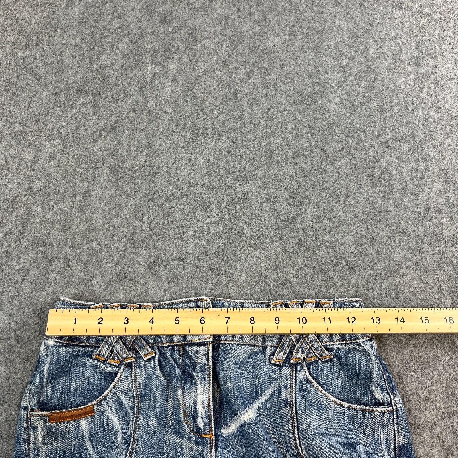 D&G Womens Jeans Bootcut Flare 24 32 UK 6 Low Rise Panel Vintage Italian Y2K 00s