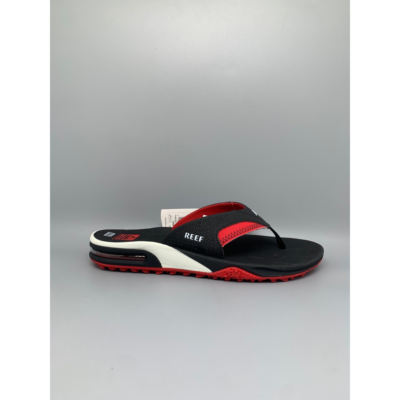 Reef Fanning Pregame Black Red Sandals CJ6403 Men’s Sz 11
