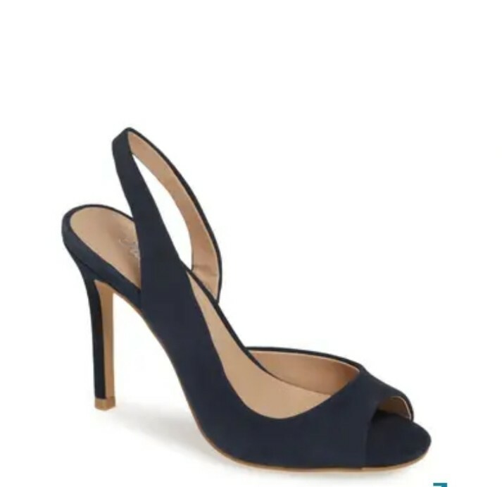 Charles by Charles David Rexx Navi ks Kid Suede Open Slingback Pump New